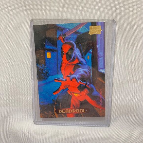 1994 Marvel Masterpieces Collectible Base Card Deadpool #28 Fleer - Picture 2 of 9